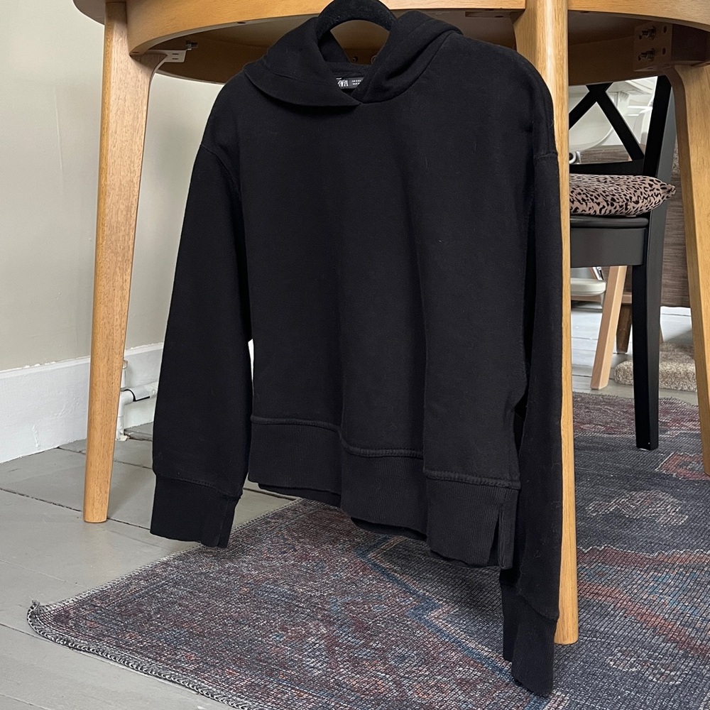 Zara cropped hoodie